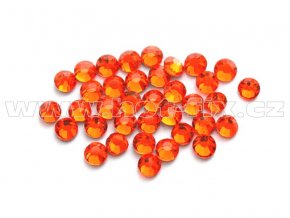 celobroušené hot-fix kameny Premium barva CBP 104 Orange, velikost SS6 až SS30, balení 144ks