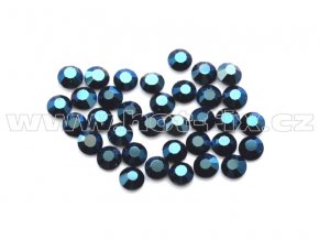 celobroušené hot-fix kameny Premium barva CBP 130 Blue hematite, velikost SS6 až SS30, balení 144ks
