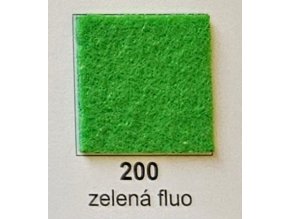 Filc 200 fluo zelená