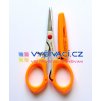 TC120T nůžky s mikrozoubky na aplikace oranžové