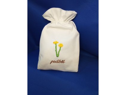 Podběl – plátěný pytlík