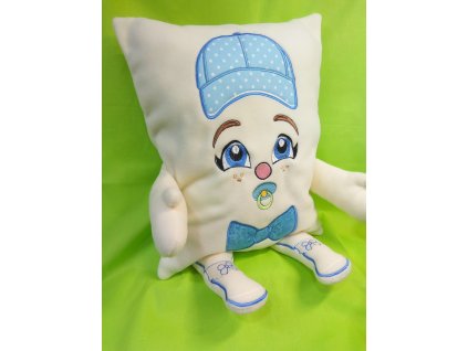 Dekorativní polštář Toník, modrý