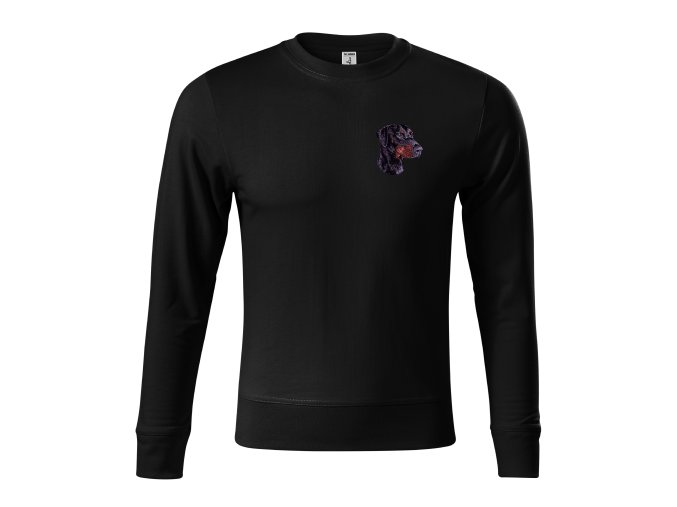 mikina UNI cierna doberman