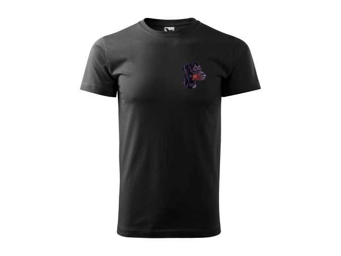 tricko UNI cierne doberman