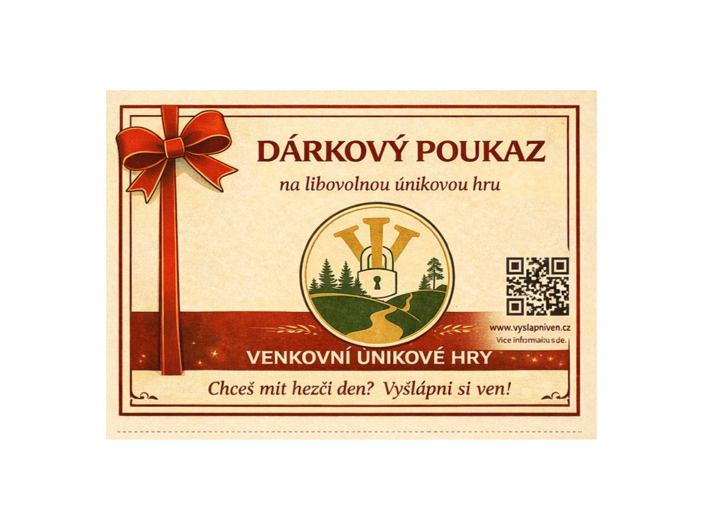 Dárkový poukaz na libovolnou hru