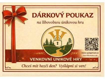Dárkový poukaz na libovolnou hru
