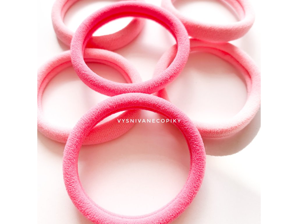 Hair_bands_gumičky_do_vlasov_20ks_pink_ružové_vysnivanecopiky