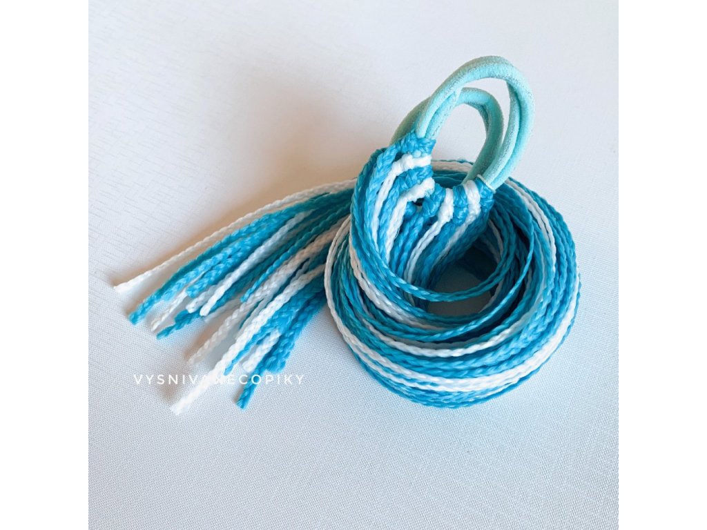 Detské zizi gumičky - modro/biela-Blue/White_vysnivanecopiky_Children's_Hair_Elastics_ZIZI_Detské_ZIZI_Gumičky_Blue-White_Modro-Biela_vysnivanecopiky