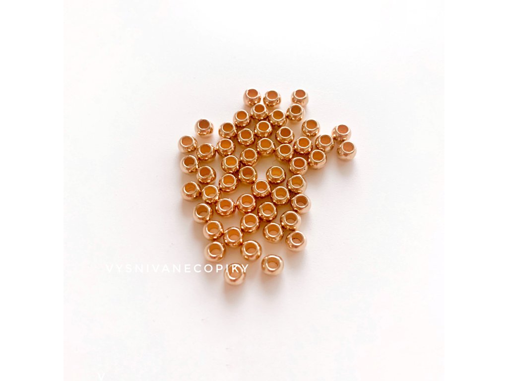 decoration_ozdoba_beads_gold_zlaté_6x4,5_vysnivanecopiky