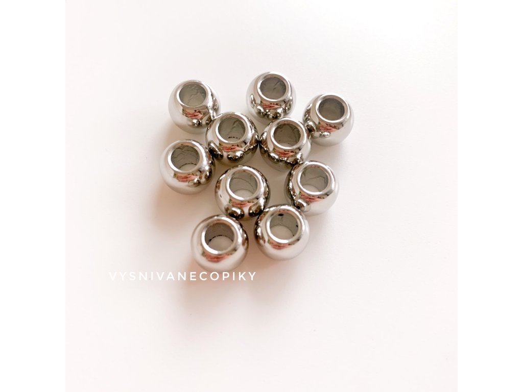 decoration_ozdoba_beads_silver_strieborné_vysnivanecopiky