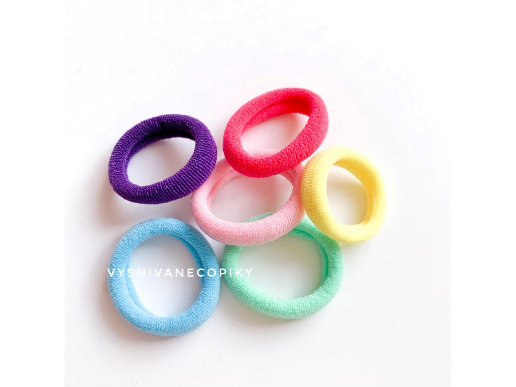 Children's_Hair_Elastics_Detské_Gumičky_Do_Vlasov_Colored_Farebné_vysnivanecopiky