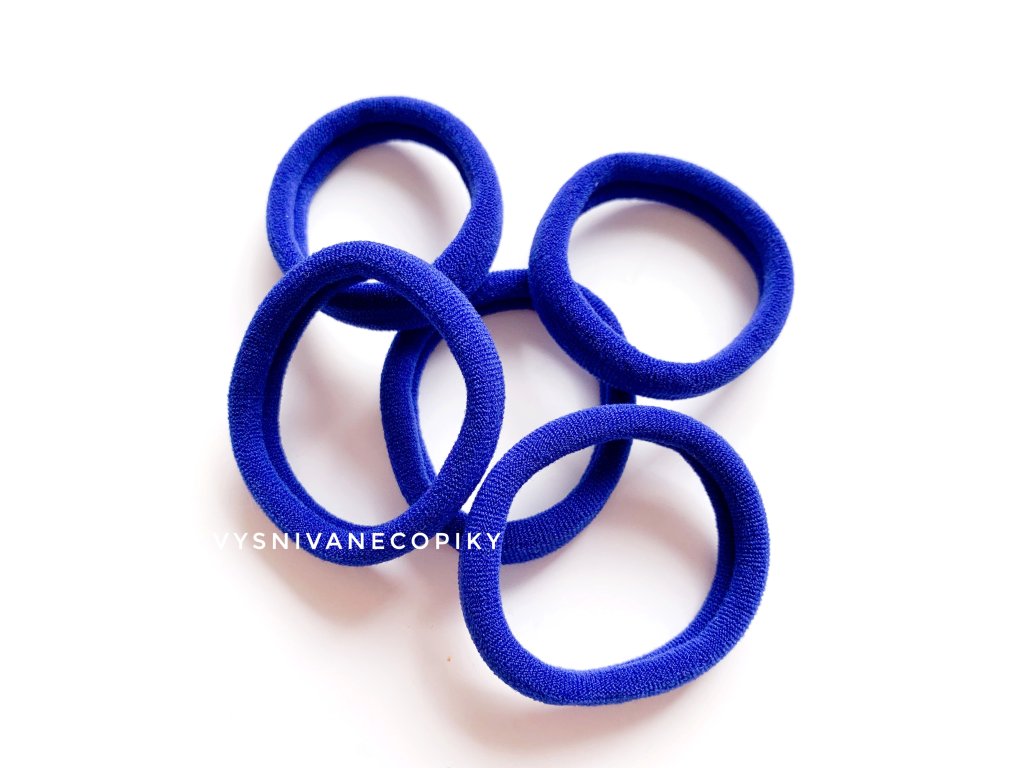 Hair_bands_gumičky_do_vlasov_5ks_blue_modré_vysnivanecopiky