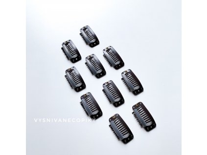 ClipIn_Sponka_DarkBrown_TmavoHnedá_vysnivanecopiky