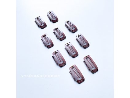 ClipIn_Sponka_Brown_Hnedá_vysnivanecopiky