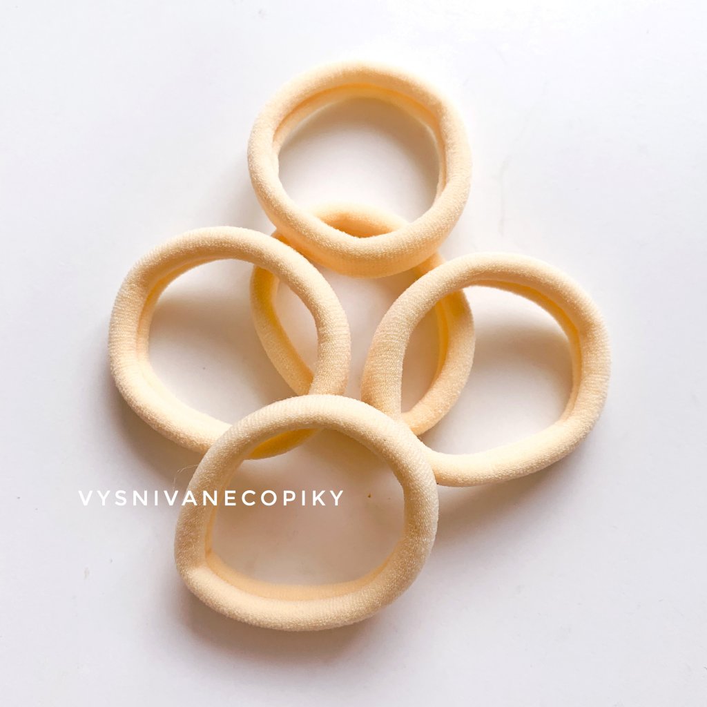 Hair_bands_gumičky_do_vlasov_5ks_peach_broskyňa_vysnivanecopiky