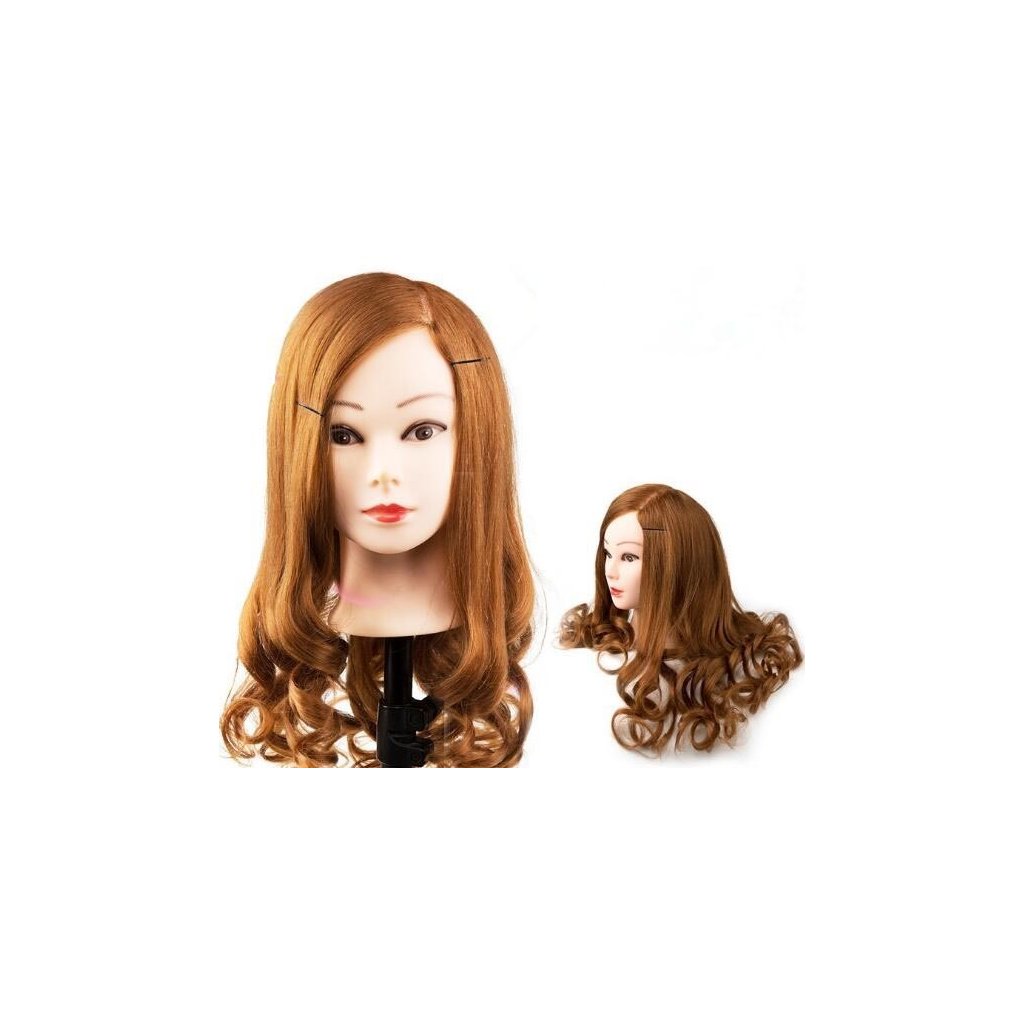 PracticeCombingHead-Chestnut_CvičnáČesiacaHlava-Gaštanová_50cm_vysnivanecopiky