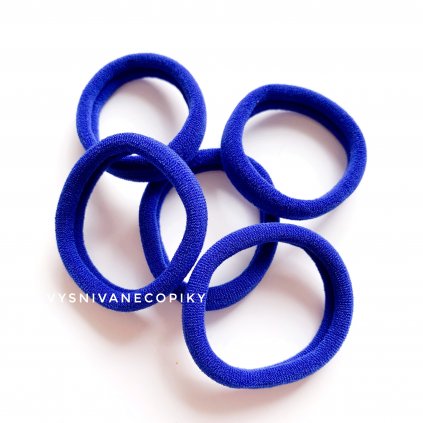 Hair_bands_gumičky_do_vlasov_5ks_blue_modré_vysnivanecopiky