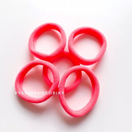 Hair_bands_gumičky_do_vlasov_5ks_neon-pink_neonovo-ružové_vysnivanecopiky