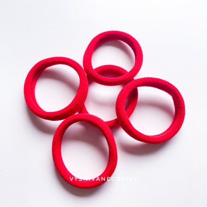 Hair_bands_gumičky_do_vlasov_5ks_red_červené_vysnivanecopiky