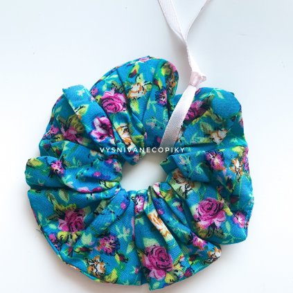 Rubber_band_scrunchie_for_hair_gumička_scrunchie_do_vlasov_látkovaná_summer_vysnivanecopiky