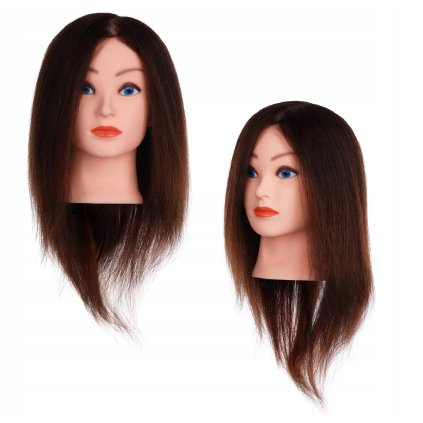 Kadernicka hlava Trening 100 Prirodne Vlasy Cesacia hlava 35cm