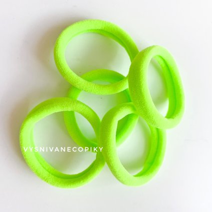 Hair_bands_gumičky_do_vlasov_5ks_neon-yellow_neonovo-žlté_vysnivanecopiky