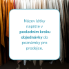 Jiná - ze vzorečků - název látky napište do poznámky v objednávce