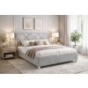 Manželská postel Bonita , světle šedá
