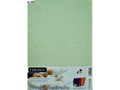 frote prosteradlo 100x200 25cm c 15 sv zelene