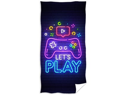 Dětská osuška 70x140 Gamer Let's Play