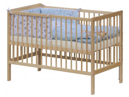 6206 3 detska postylka s kompletni vybavou scarlett 120 x 60 cm grisi modra