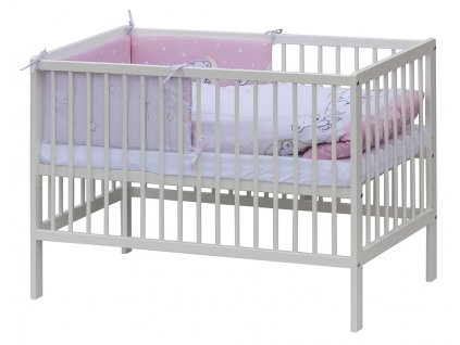 6254 4 detska postylka s kompletni vybavou scarlett 120 x 60 cm toro ruzova