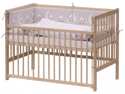 6278 3 detska postylka s kompletni vybavou scarlett 120 x 60 cm toro bezova