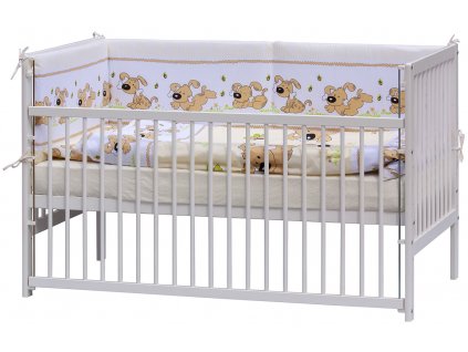 6752 3 detska postylka s kompletni vybavou scarlett 140 x 70 cm japy bezova