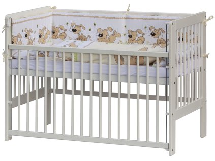 7433 4 detska postylka s kompletni vybavou scarlett 120 x 60 cm japy bezova