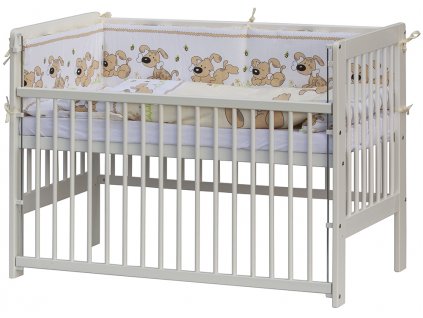 7433 4 detska postylka s kompletni vybavou scarlett 120 x 60 cm japy bezova