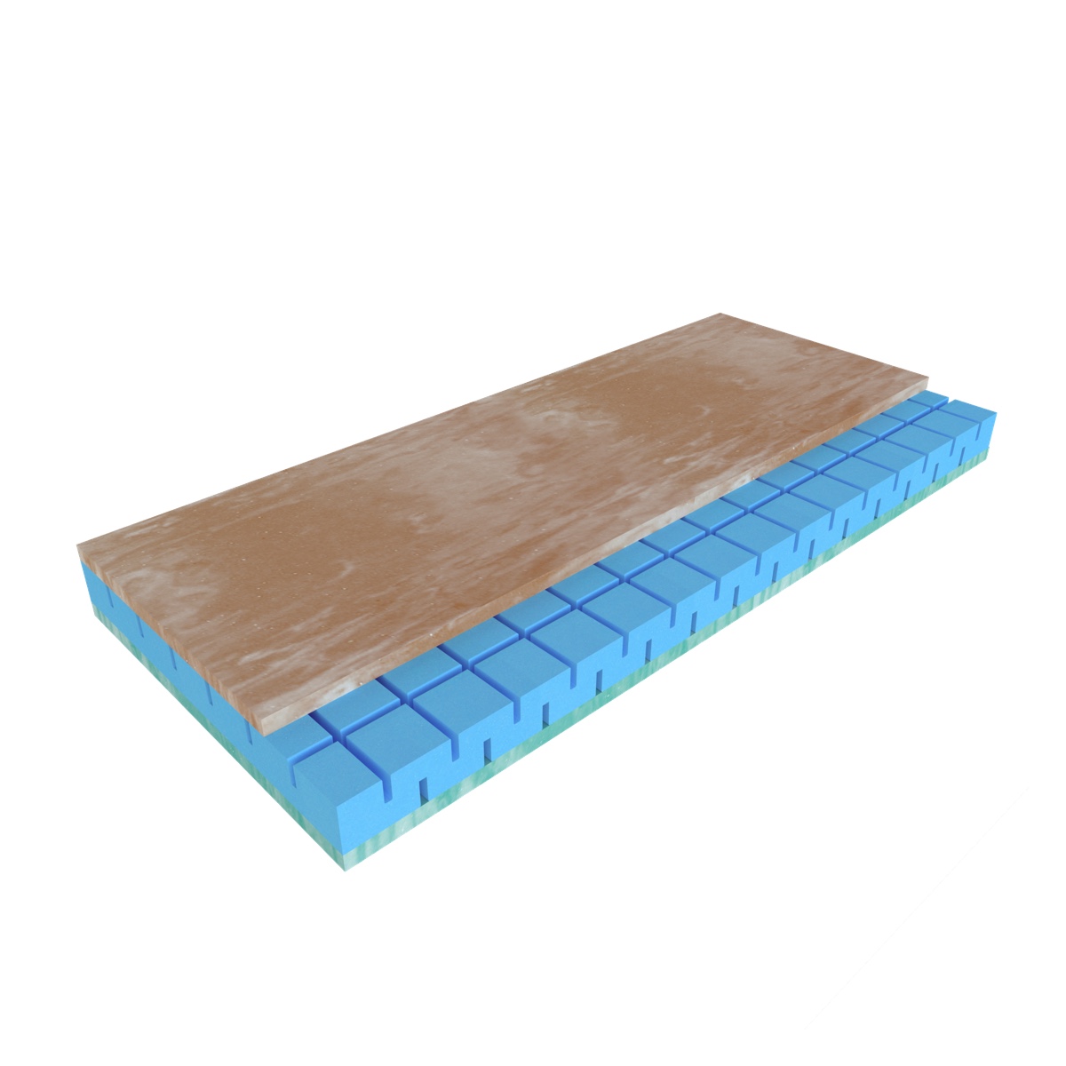 Materasso Partner Biogreen 1+1 ZDARMA Rozměr: 80x190 cm, Výška matrace: 18 cm (obrázek 4)