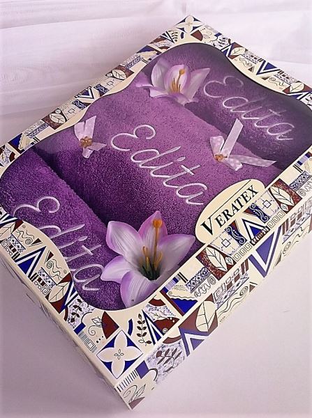 VER Dárková vyšívaná kazeta se jmény/přezdívkou (21 barev)