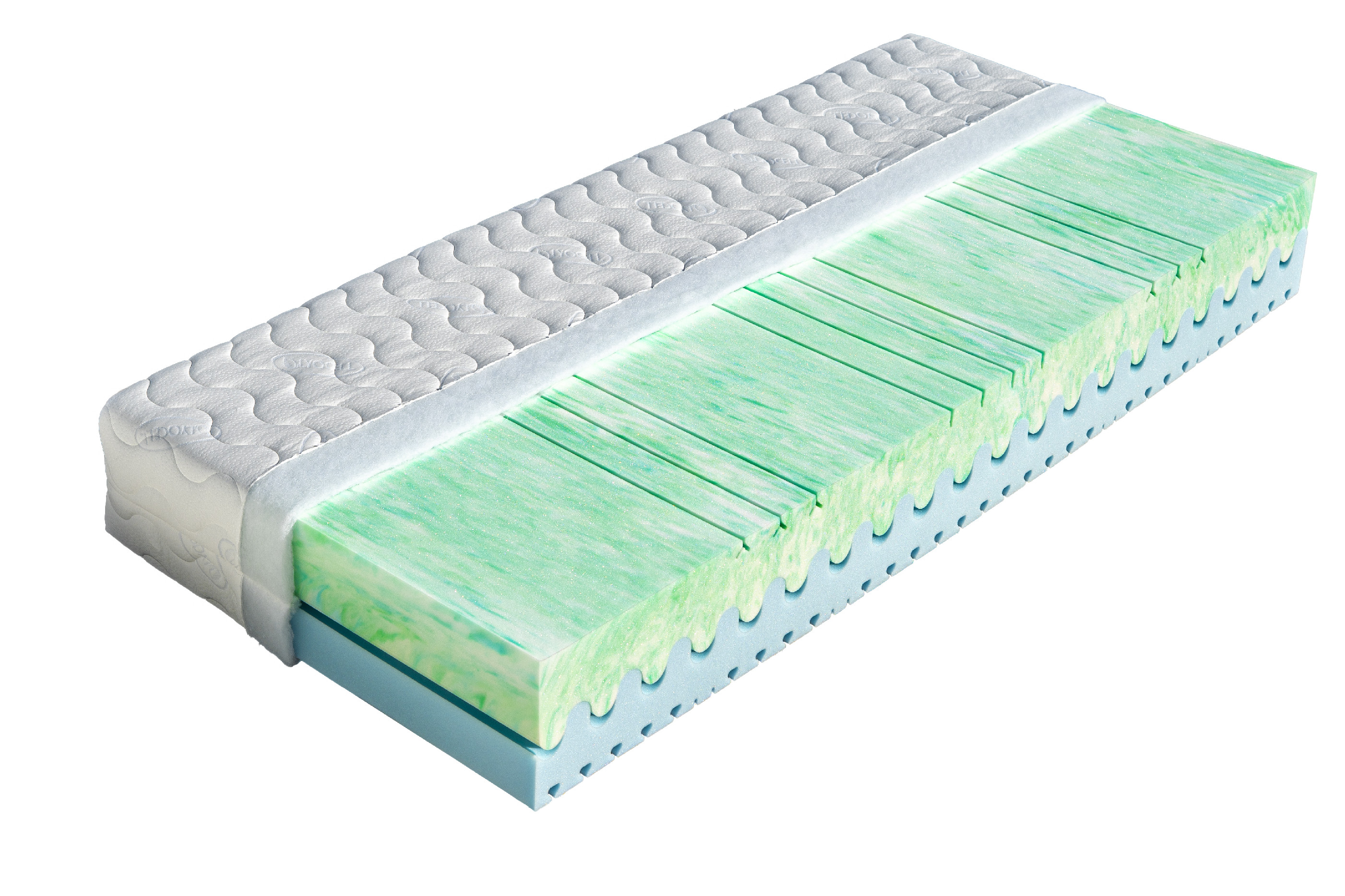 Levně Zdravotní matrace Dřevočal Atlanta + polštář zdarma Rozměr: 100x200 cm, Potah: Aloe Vera