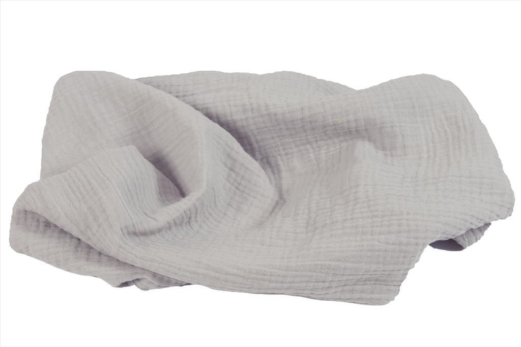 Levně dvouvrstvá zavinovačka baby matex Muslin šedá