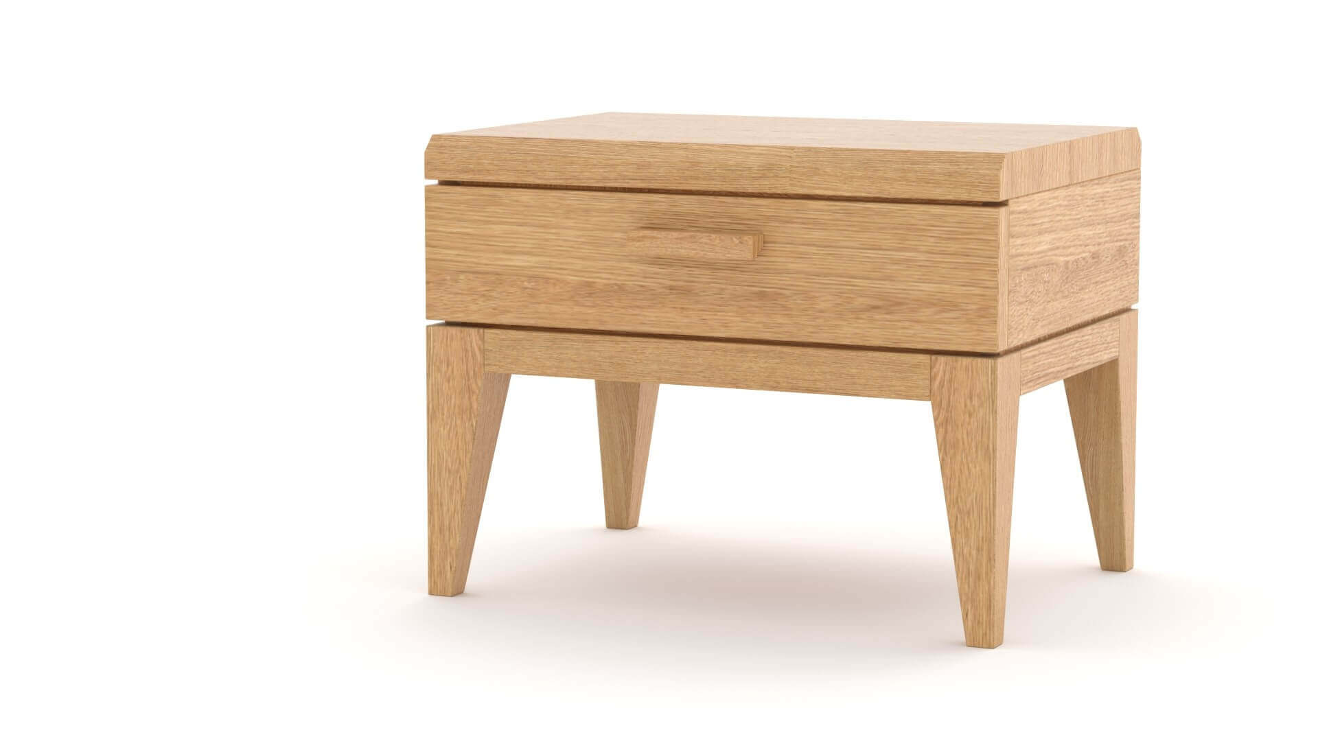 Levně Noční stolek JELÍNEK MIA Materiál: Dub, Moření: Alder