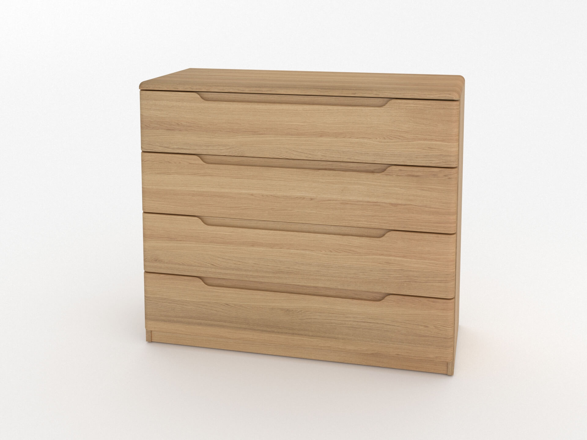 Levně Komoda JELÍNEK FLABO 2Z4 Materiál: Dub, Moření: Alder