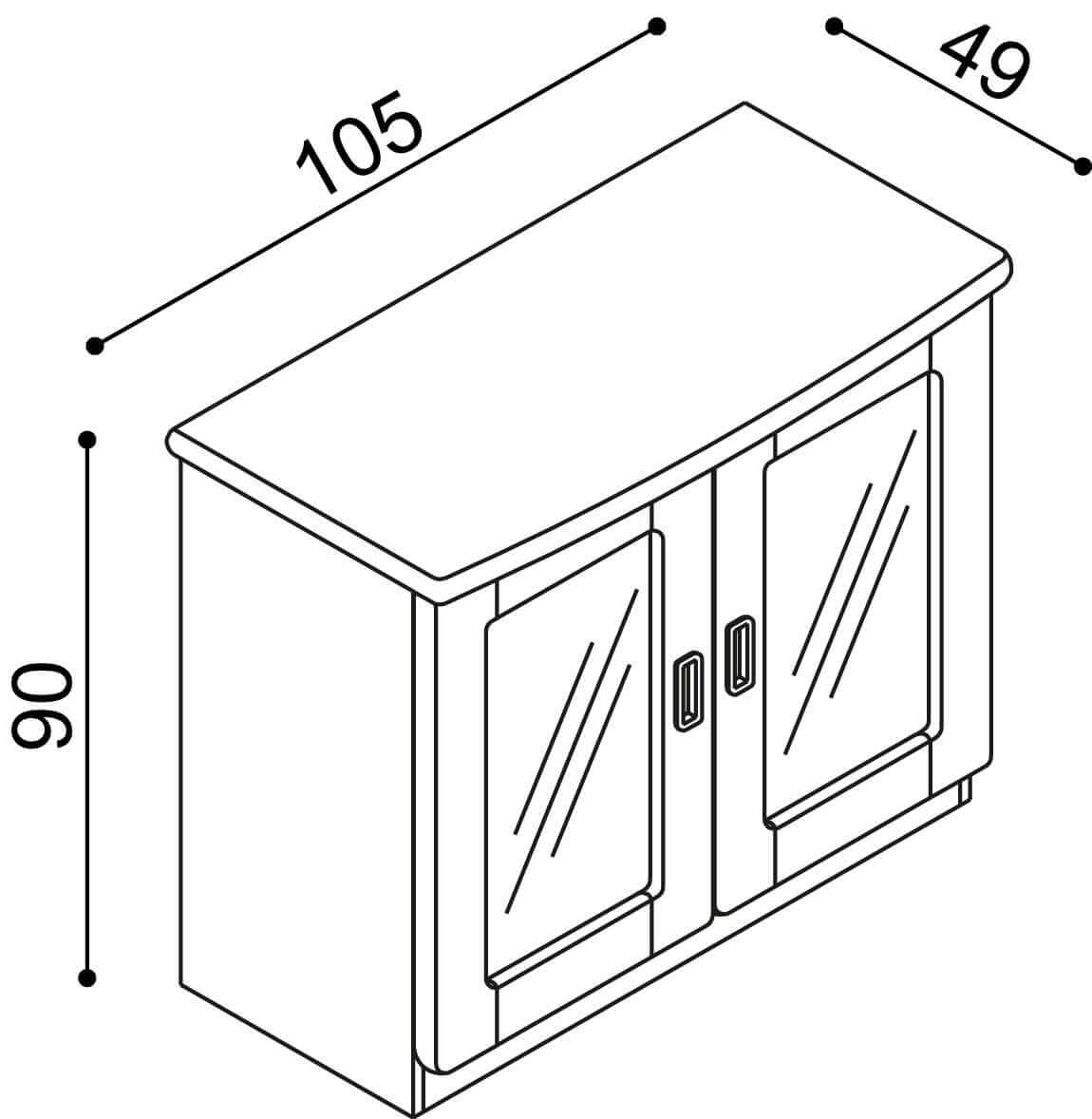 Komoda JELÍNEK REBEKA E2SS Materiál: Dub, Moření: Přírodní (obrázek 3)
