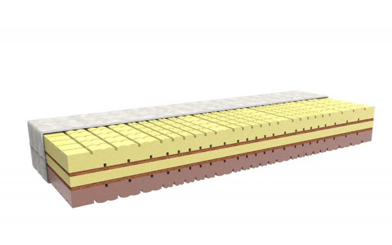 MPO Matrace Zdravotní matrace MPO Soya DeLuxe + polštář zdarma Rozměr: 80x200 cm, Potah: Bambus