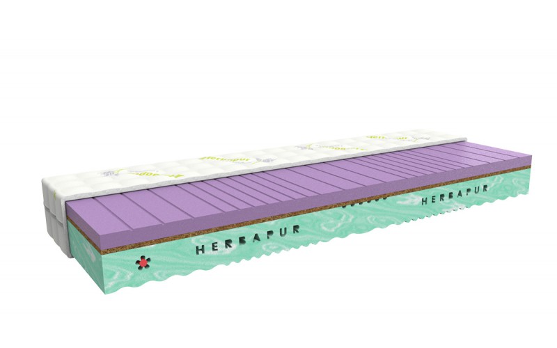 Levně MPO Matrace Zdravotní matrace MPO Herbapur ® L Ocean + polštář zdarma Rozměr: 140x210 cm, Potah: Herbapur