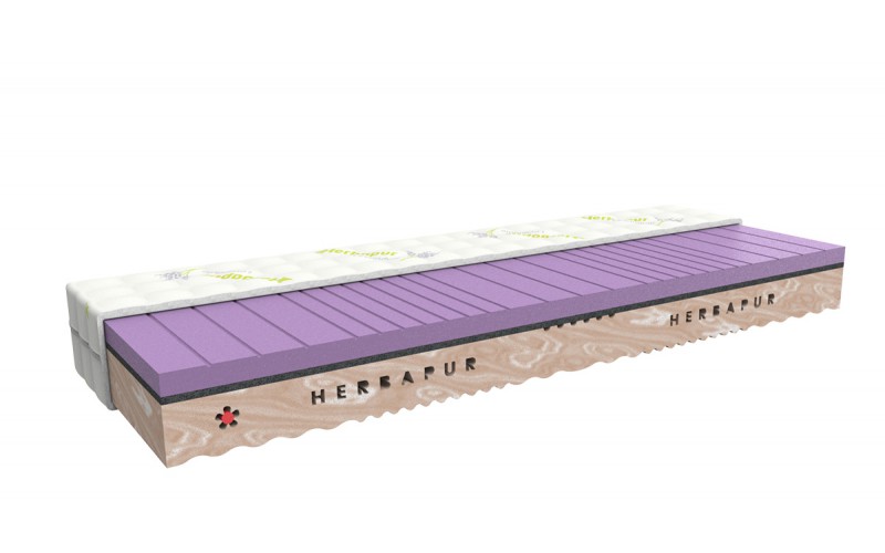 Levně MPO Matrace Zdravotní matrace MPO Herbapur ® L Pegasus + polštář zdarma Rozměr: 80x195 cm, Potah: Herbapur