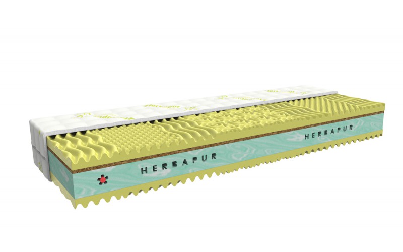Levně MPO Matrace Zdravotní matrace MPO Herbapur ® H Camila + polštář zdarma Rozměr: 120x210 cm, Potah: Herbapur