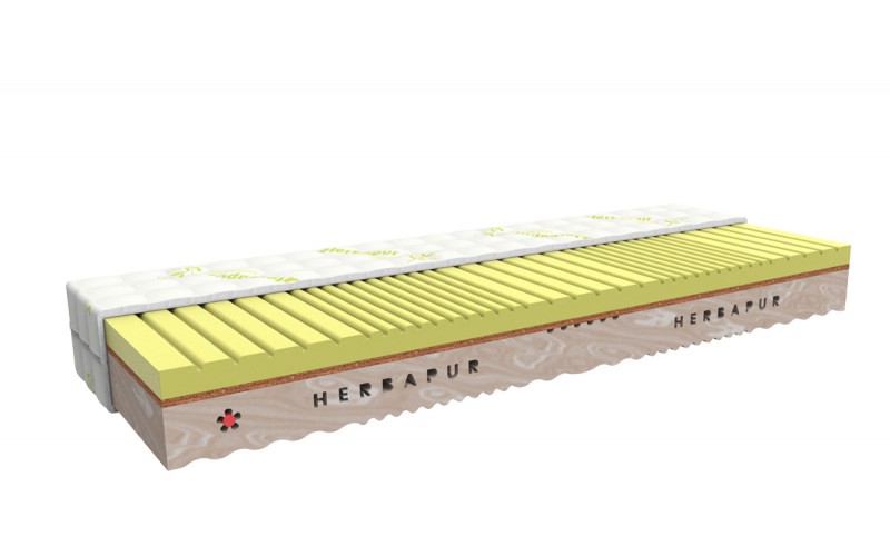 Levně MPO Matrace Zdravotní matrace MPO Herbapur ® H Esence + polštář zdarma Rozměr: 100x200 cm, Potah: Herbapur