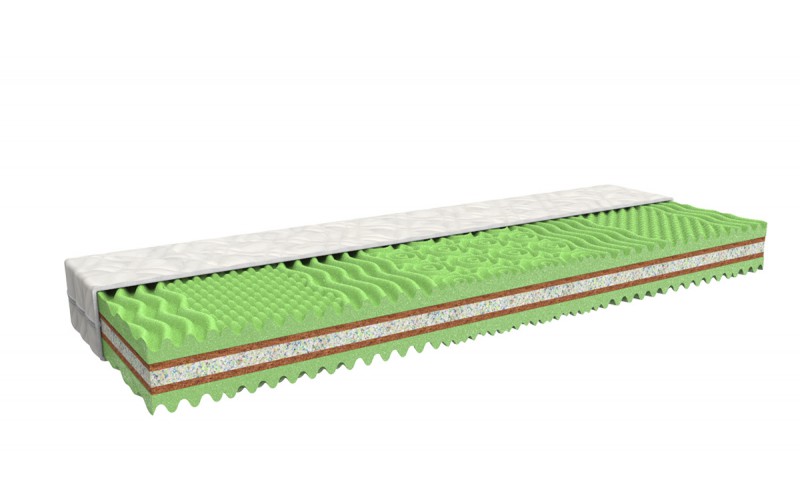 MPO Matrace Zdravotní matrace MPO Senza bio + polštář zdarma Rozměr: 80x190 cm, Potah: Bambus