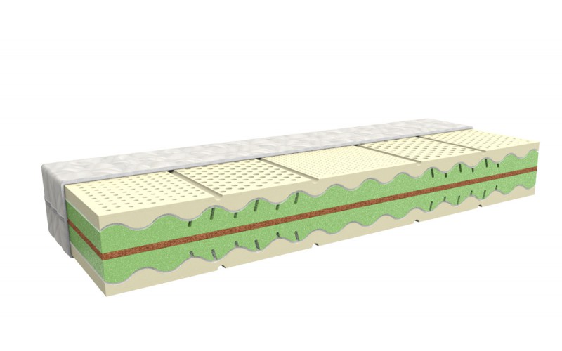 Levně MPO Matrace Zdravotní matrace MPO Farao + polštář zdarma Rozměr: 100x200 cm, Potah: Aloe Vera